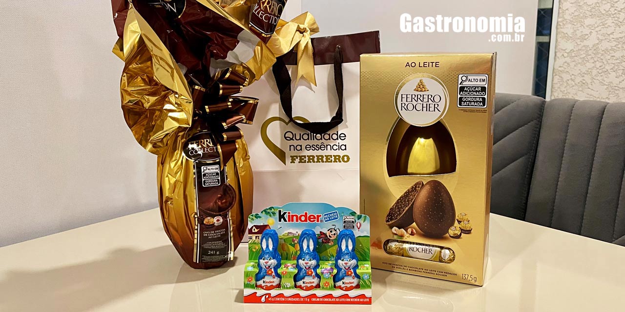 Páscoa Ferrero 2025: degustação e portfólio de produtos