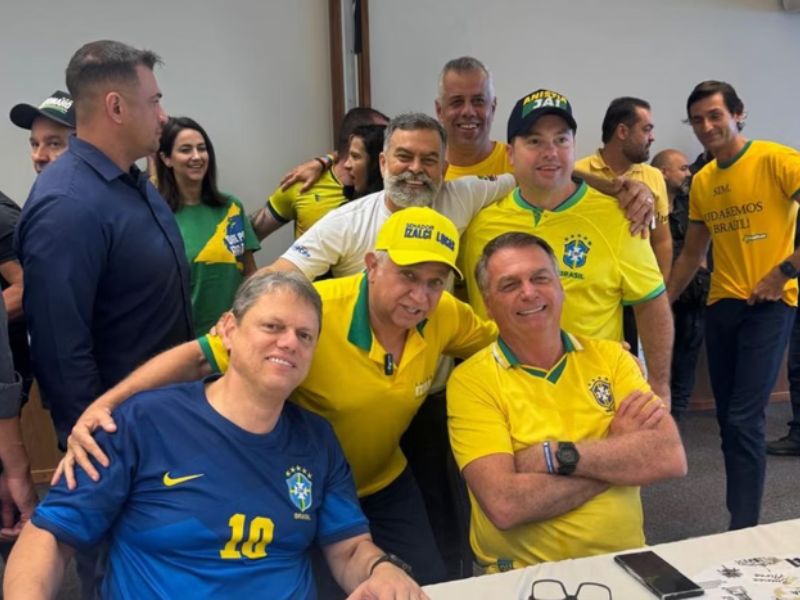 Veja quem está na Área VIP de Bolsonaro para manifestação no RJ