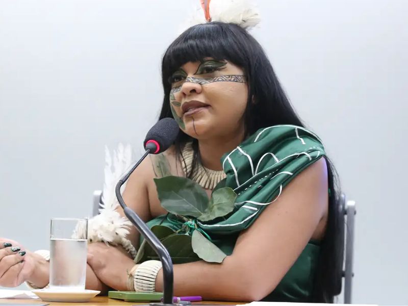 Deputada Célia Xakriabá pede que PF investigue violência em marcha indígena