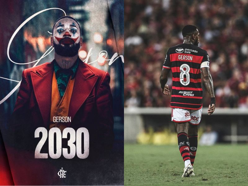 Flamengo renova contrato com Gerson até 2030