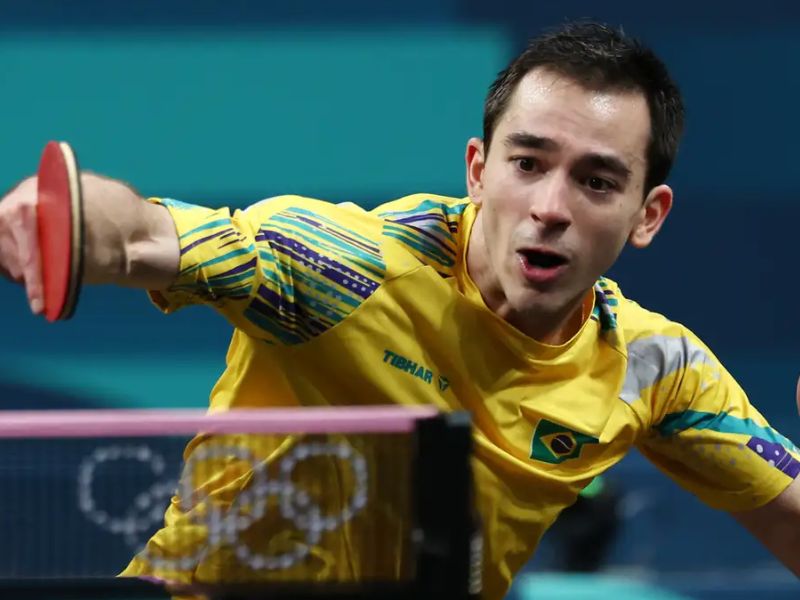 Hugo Calderano conquista título inédito e entra para a história do tênis de mesa mundial