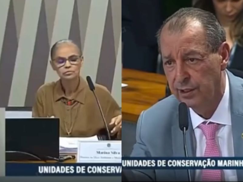 'Queremos o direito de passear pela BR-319', diz Omar Aziz para Marina Silva no Senado