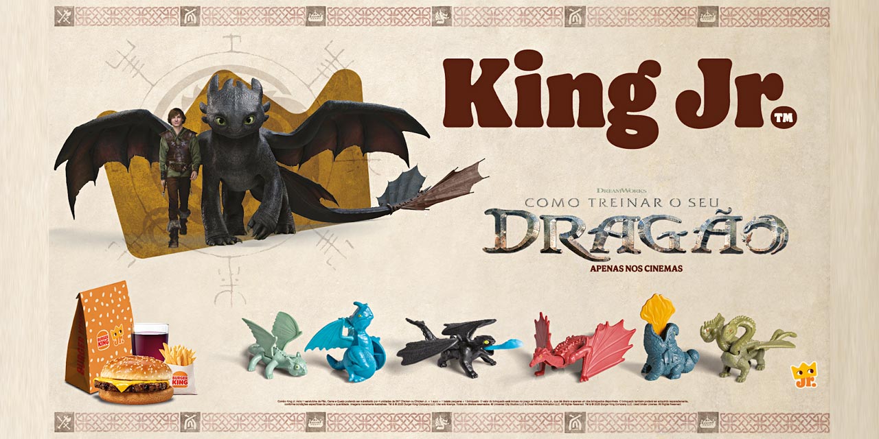 “Como Treinar o Seu Dragão” desembarca no Burger King