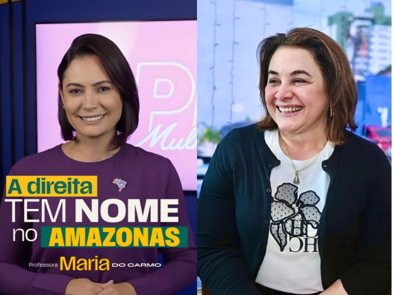 Em vídeo, Michelle reforça a pré‑candidatura de Maria do Carmo ao governo do AM