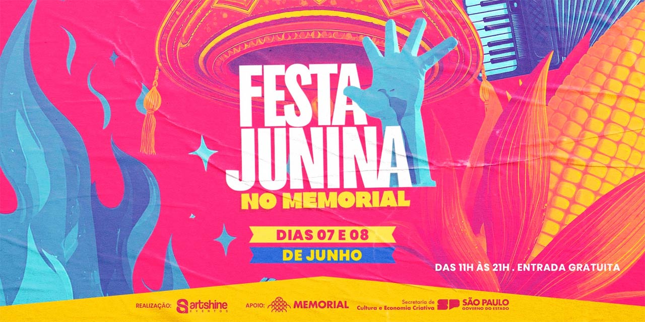 Festa Junina do Memorial acontece neste fim de semana