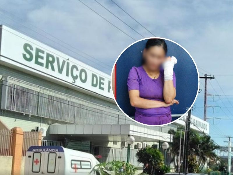 Mulher é presa após 'ticar' pescoço do marido em Manaus