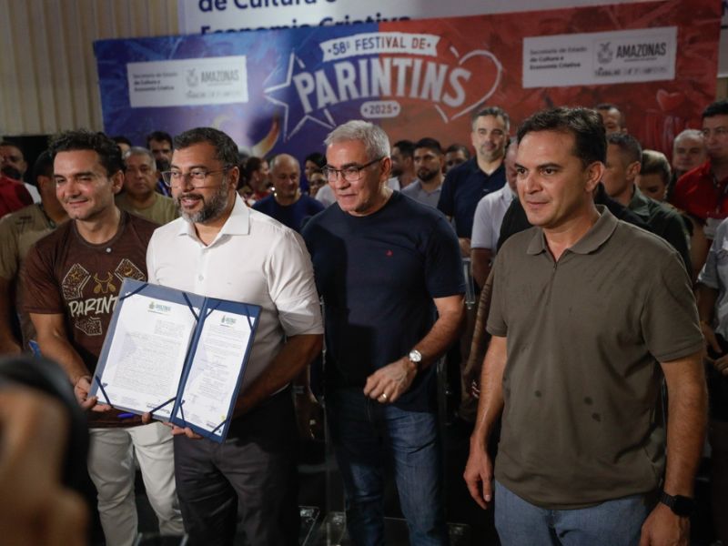 Wilson Lima anuncia modernização do Bumbódromo em Parintins