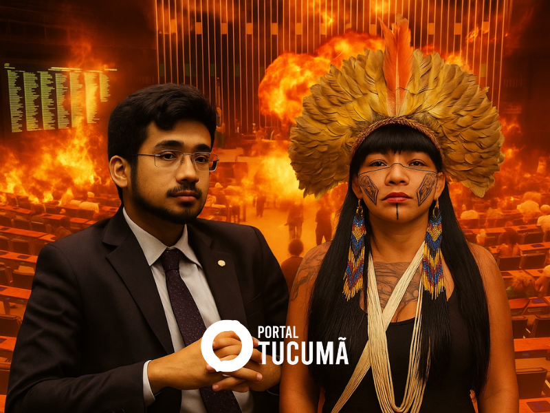 Deputados Célia Xakriabá e Kim Kataguiri trocam acusações de agressão e racismo na Câmara