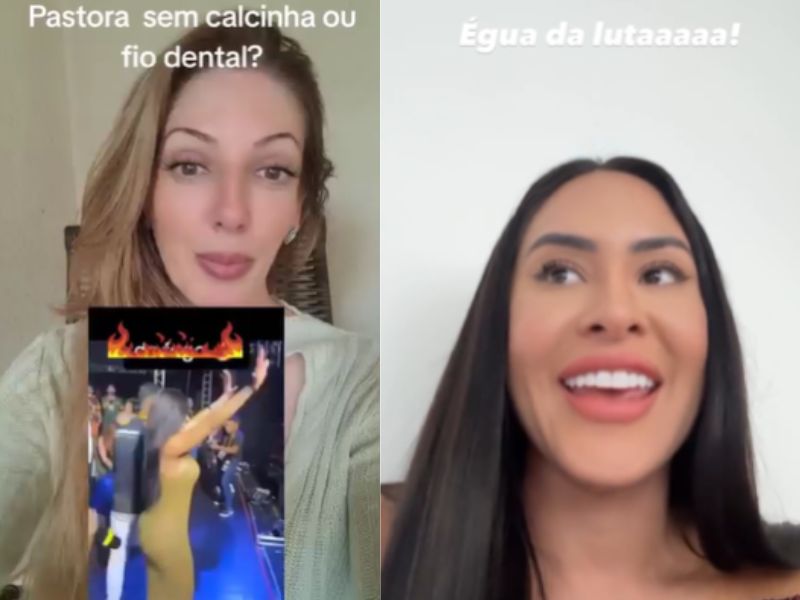 Influenciadora diz que Isabelle Nogueira seria pastora e estaria sem calcinha em evento