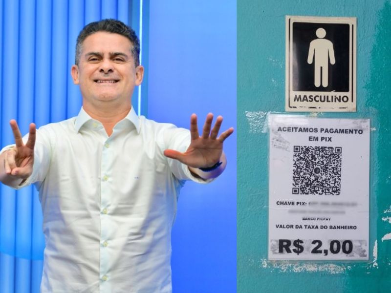 David Almeida autoriza a cobrança para uso de banheiro