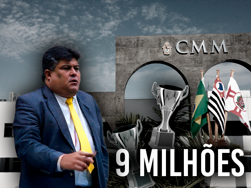 Contrato de R$ 9,9 mi da CMM inclui troféus de R$ 800 e bandeiras a R$ 400