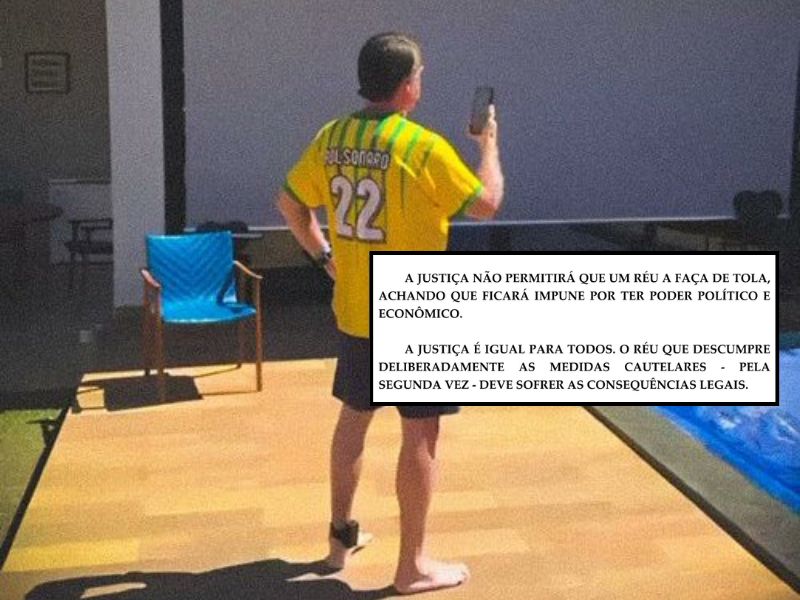 Leia a íntegra da decisão de Moraes que determinou prisão domiciliar de Bolsonaro