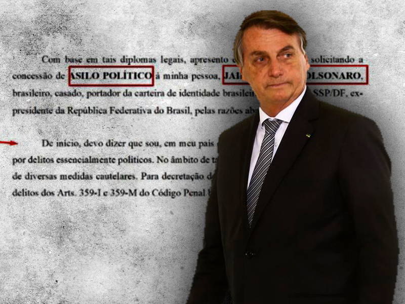 Moraes vê risco de fuga e intima Bolsonaro a explicar plano de asilo político