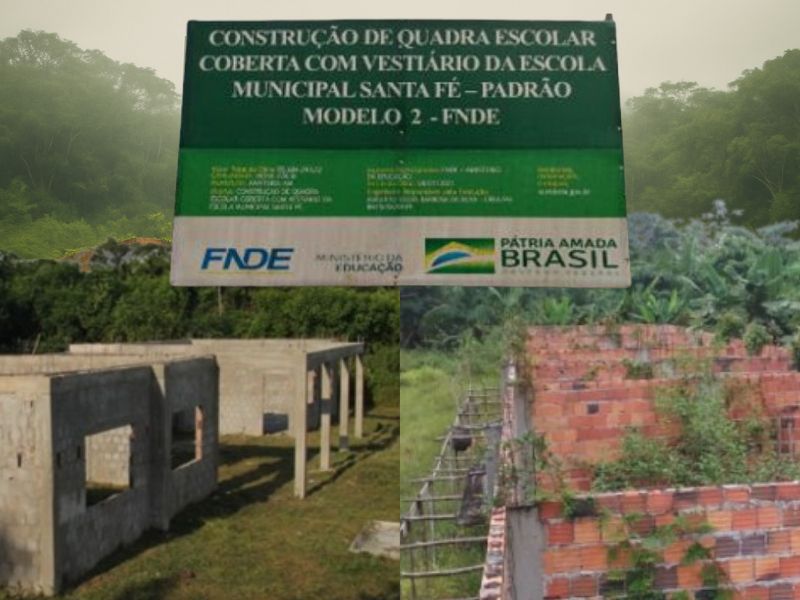 Novo PAC contempla creche em Amaturá mesmo com obras paralisadas; R$ 1,3 mi já foram gastos