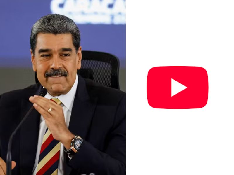 Canal do YouTube de Nicolás Maduro é retirado do ar
