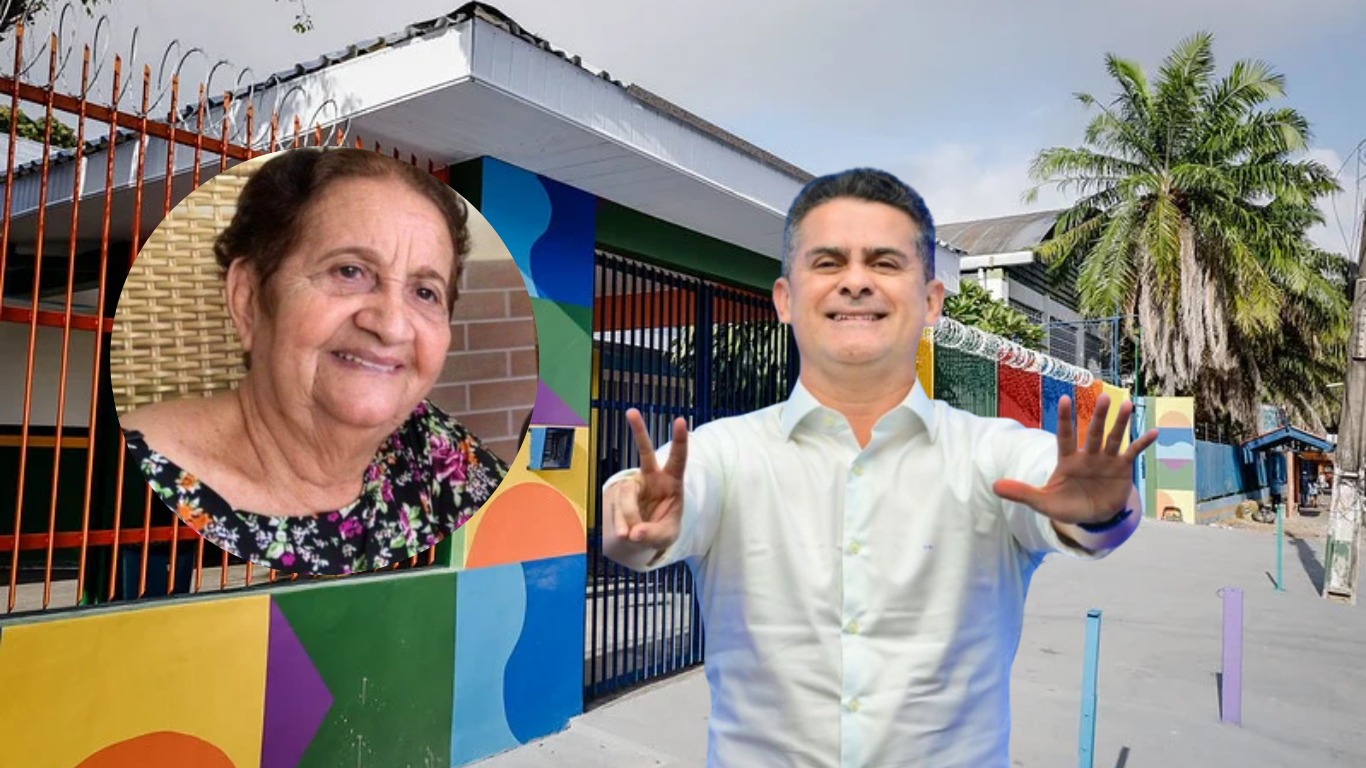 Prefeito David Almeida volta a usar espaços públicos para colocar nome de familiares