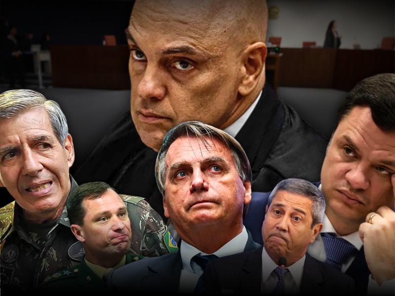 STF inicia julgamento de Bolsonaro e aliados por tentativa de golpe de Estado