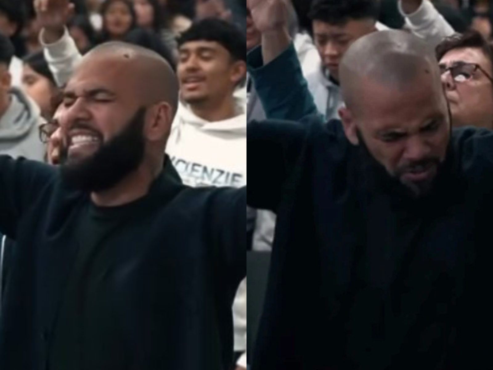 Após absolvição, Daniel Alves participa de culto na Espanha