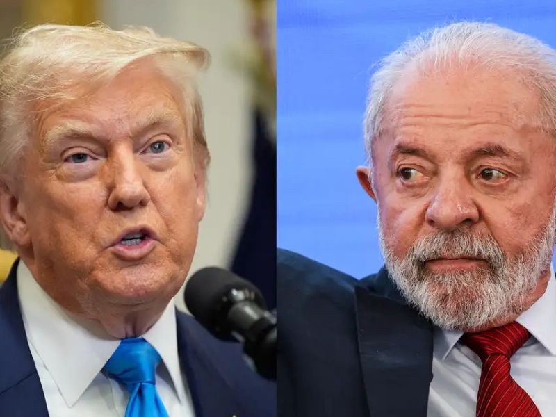 Em vídeochamada de 30 minutos, Lula pede a Trump fim de sobretaxa sobre produtos brasileiros