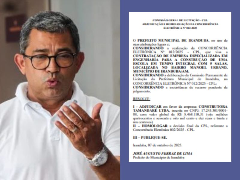 R$ 8 milhões por escola de cinco salas