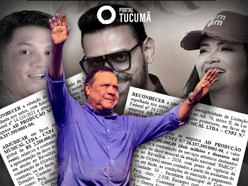 Adail Pinheiro gasta R$ 2,9 milhões no Réveillon e mais R$ 311 mil na 'Tardezinha'