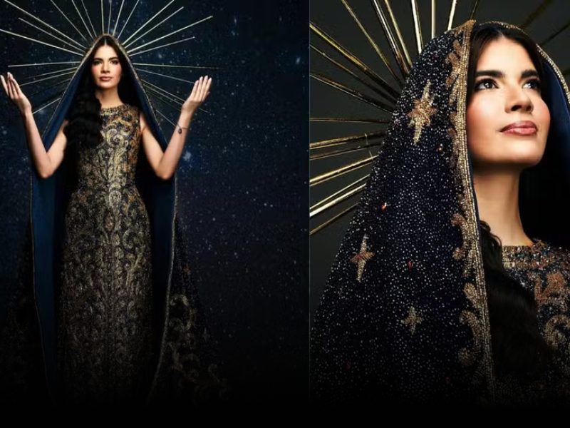 Brasileira se destaca no Miss Universo com traje inspirado em Nossa Senhora Aparecida