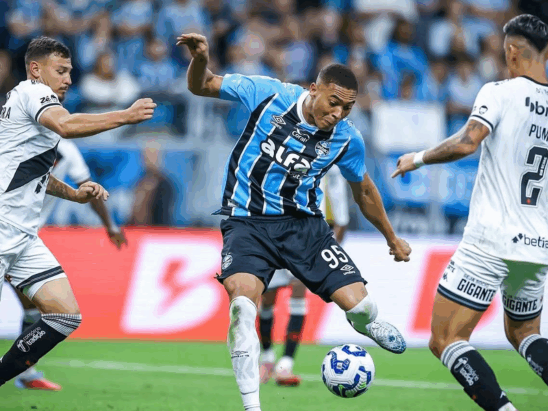 Grêmio vence Vasco e dá passo importante para escapar do rebaixamento no Brasileirão