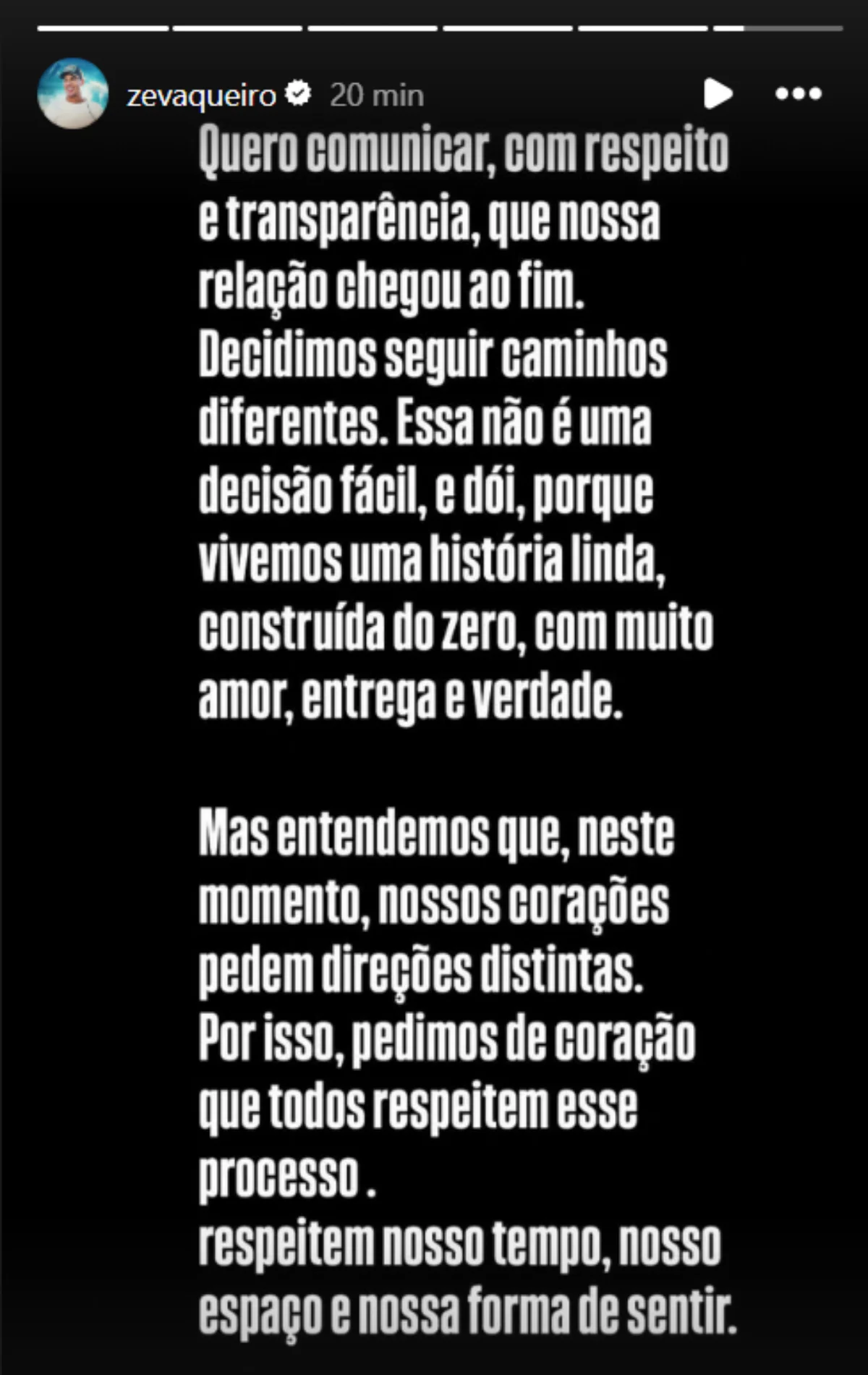 Ingra Soares e Zé Vaqueiro anunciam fim do casamento após 5 anos de relacionamento