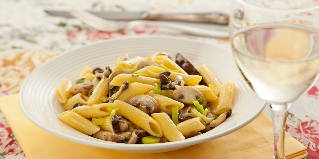 Penne com Mix de Cogumelos: receita simples, prática e saborosa