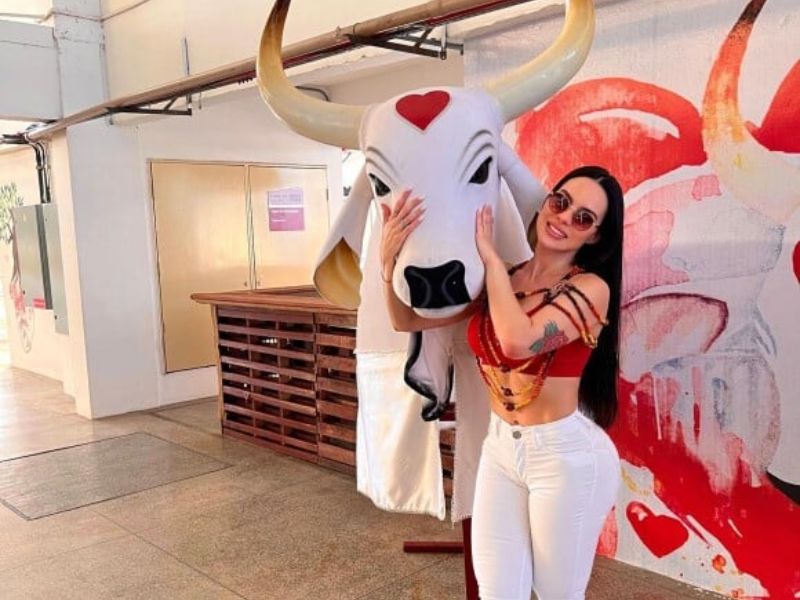 Após eliminação de 'A Fazenda 17', Tamires Assis deixa de seguir boi Garantido