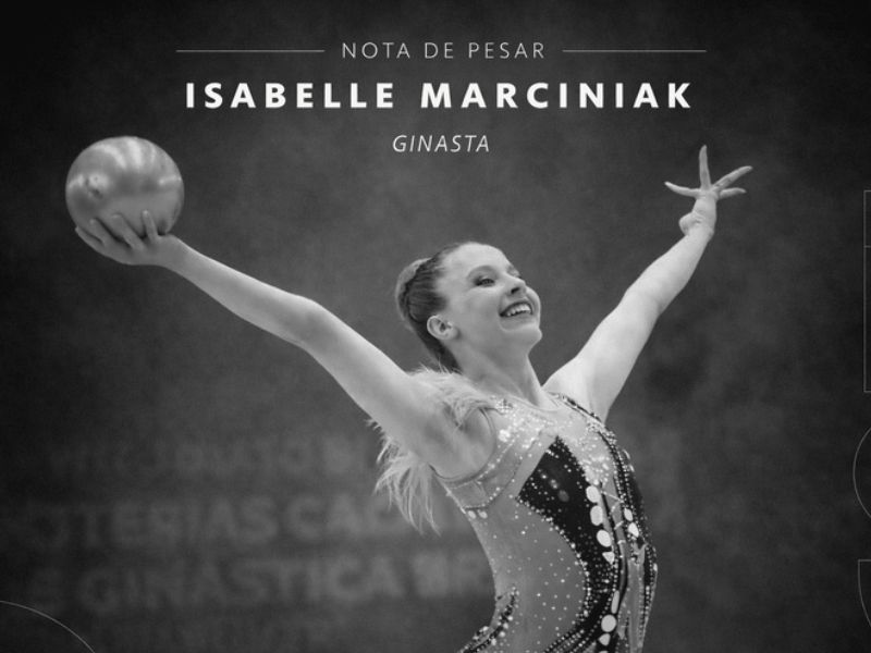 Morre aos 18 anos a ginasta paranaense Isabelle Marciniak